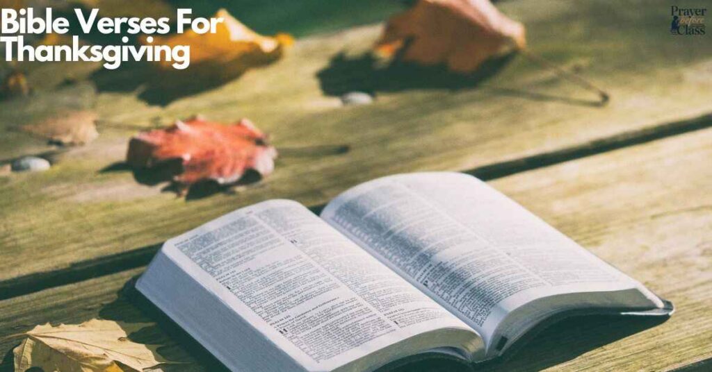 10 Bible Verses For Thanksgiving