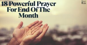 18 Powerful Prayer For End Of The Month