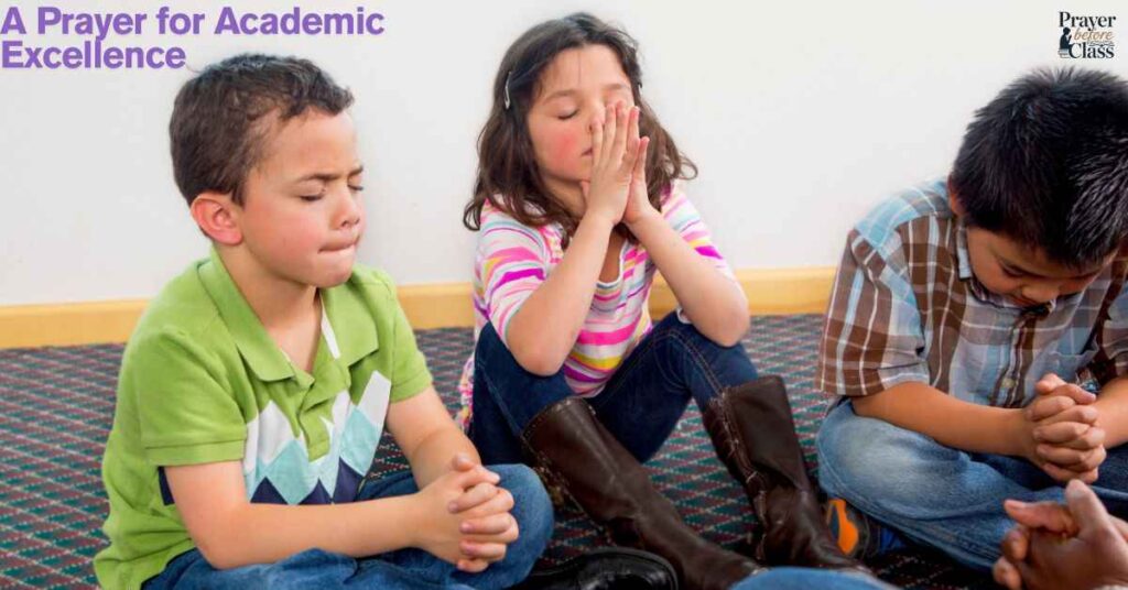 A Prayer for Academic Excellence