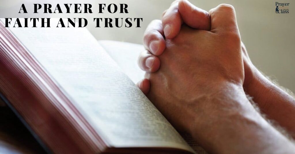 A Prayer for Faith and Trust