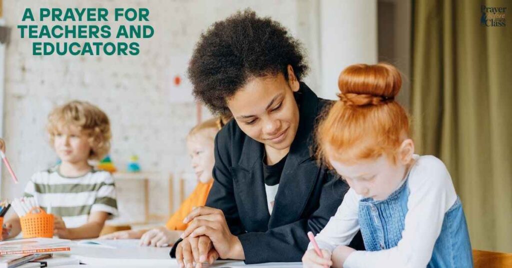 A Prayer for Teachers and Educators