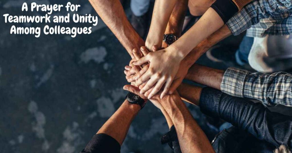 A Prayer for Teamwork and Unity Among Colleagues