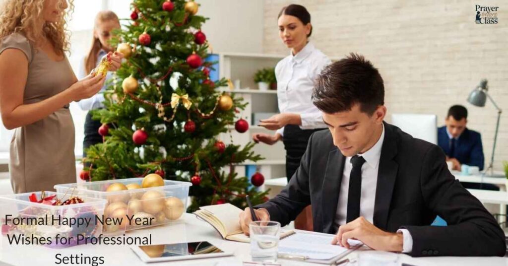 Formal Happy New Year Wishes for Professional Settings