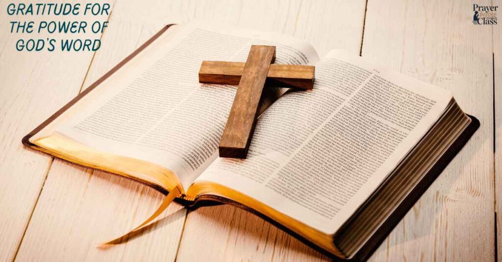 Gratitude for the Power of God’s Word