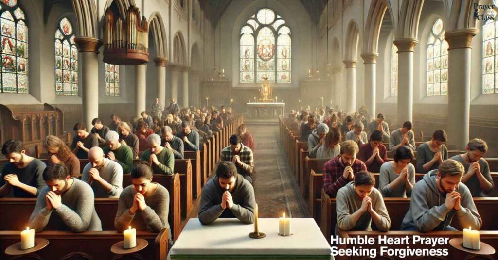 Humble Heart Prayer Seeking Forgiveness