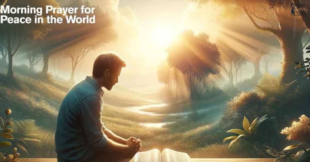Morning Prayer for Peace in the World