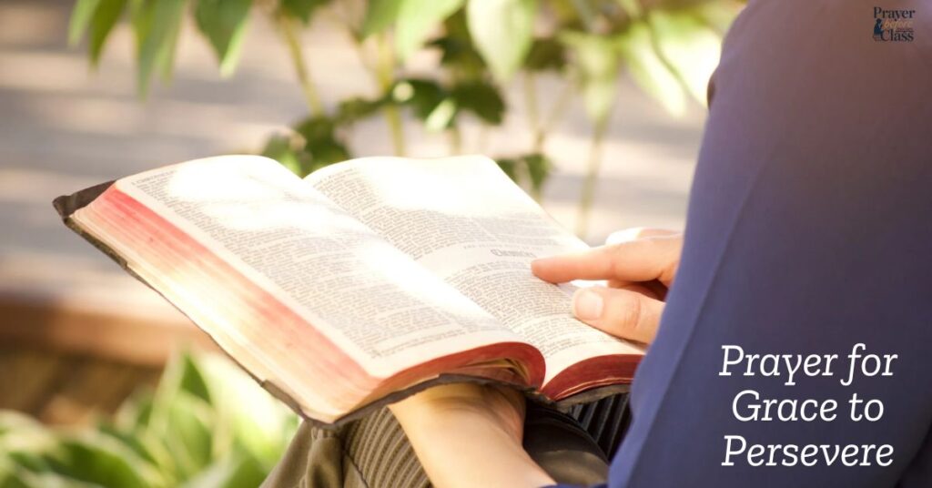 Prayer for Grace to Persevere