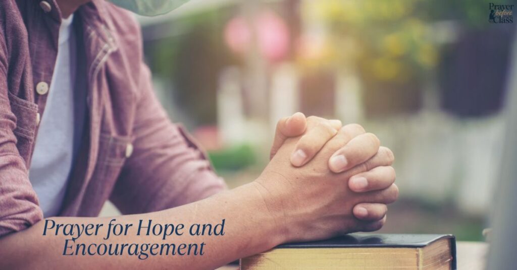 Prayer for Hope and Encouragement