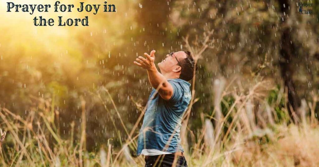 Prayer for Joy in the Lord