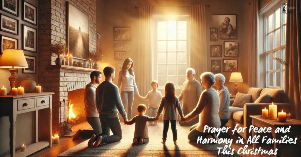 Prayer for Peace and Harmony in All Families This Christmas
