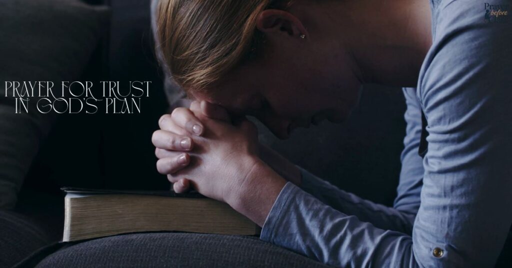 Prayer for Trust in God’s Plan