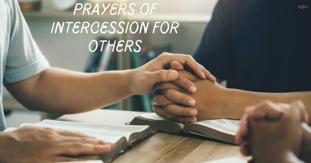 Prayers of Intercession for Others