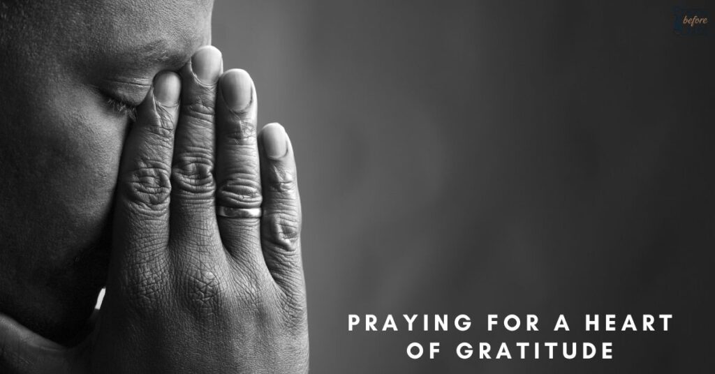 Praying for a Heart of Gratitude