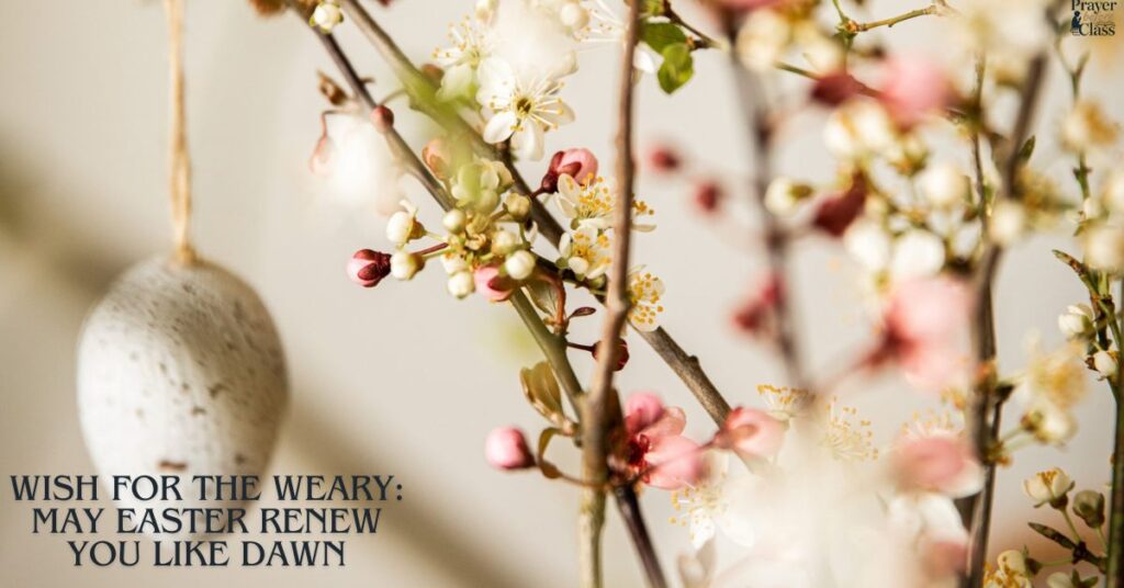 Wish for the Weary May Easter Renew You Like Dawn