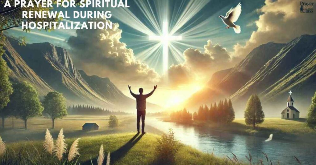 A Prayer for Spiritual Renewal During Hospitalization