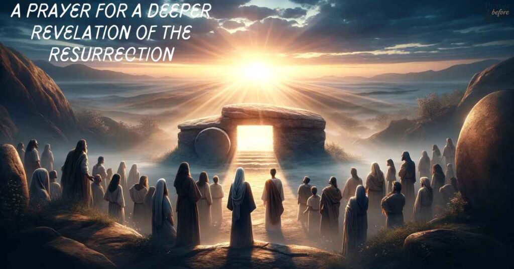 A Prayer for a Deeper Revelation of the Resurrection