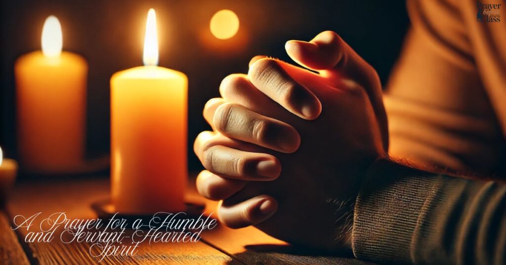 A Prayer for a Humble and Servant-Hearted Spirit