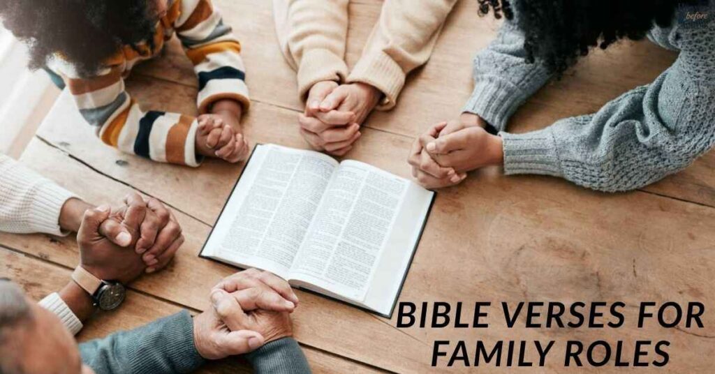Bible Verses for Family Roles 