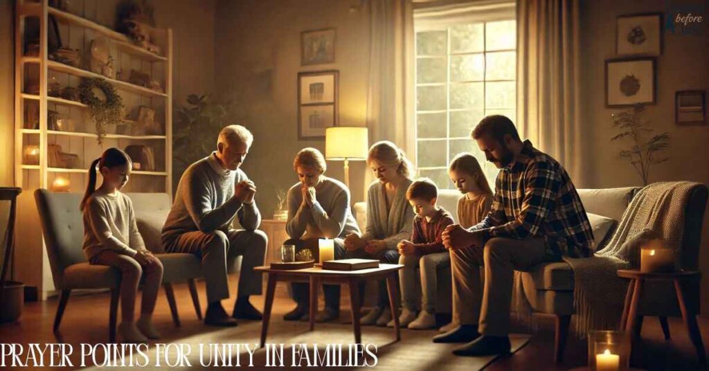 Prayer Points for Unity in Families 