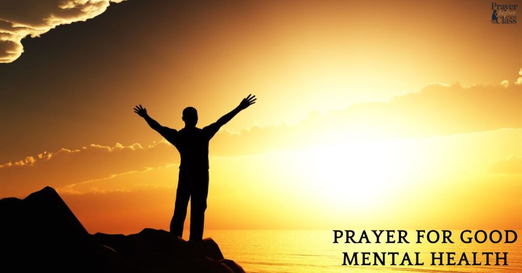 Prayer for Good Mental Health