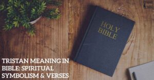 Tristan Meaning in Bible Spiritual Symbolism & Verses