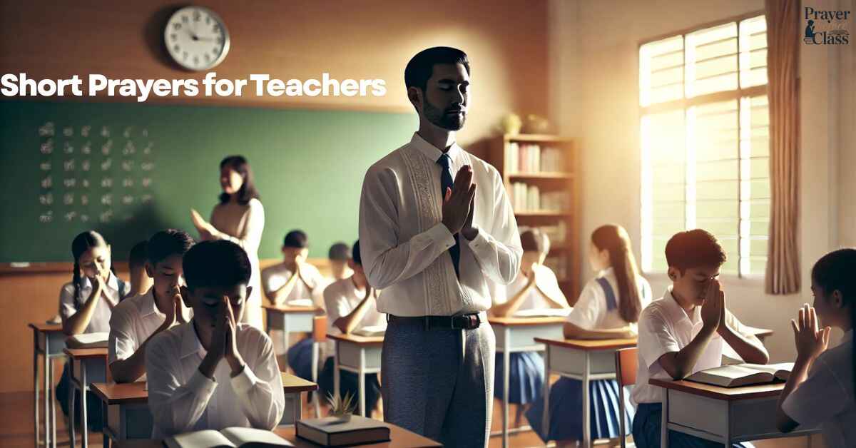 Short Prayers for Teachers