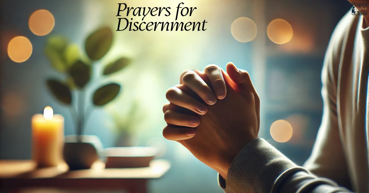 Prayers for Discernment