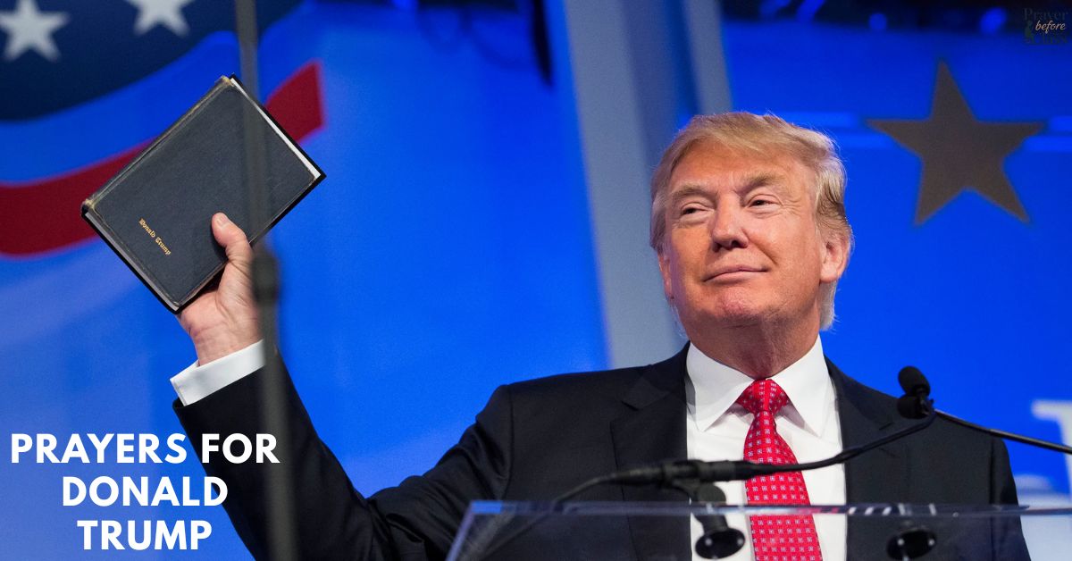 Prayers for Donald Trump