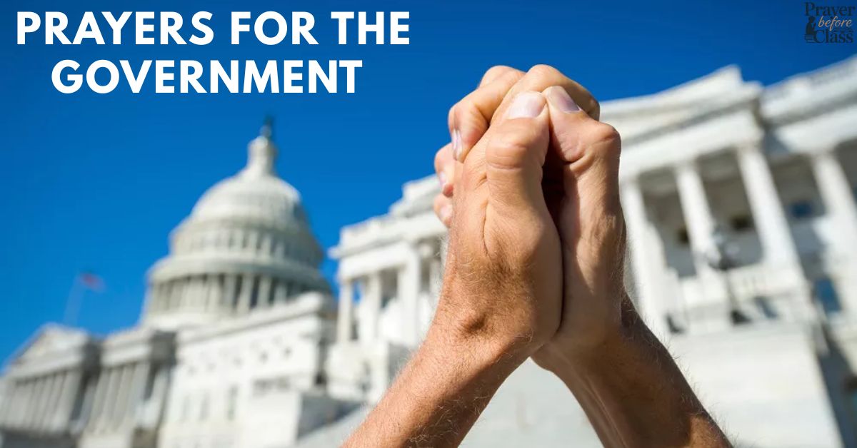 Prayers for the Government